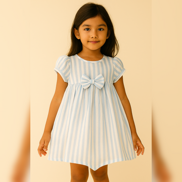 Sky bow dress