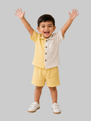 Half & Half Shirt Set