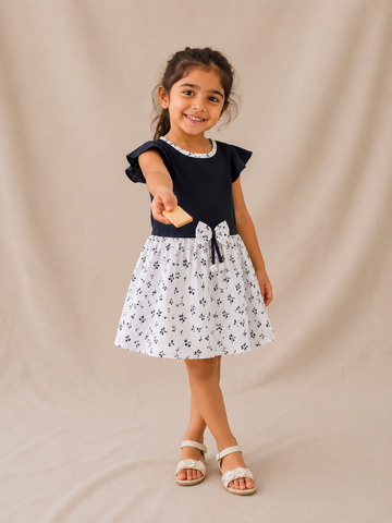 Dark blue frock