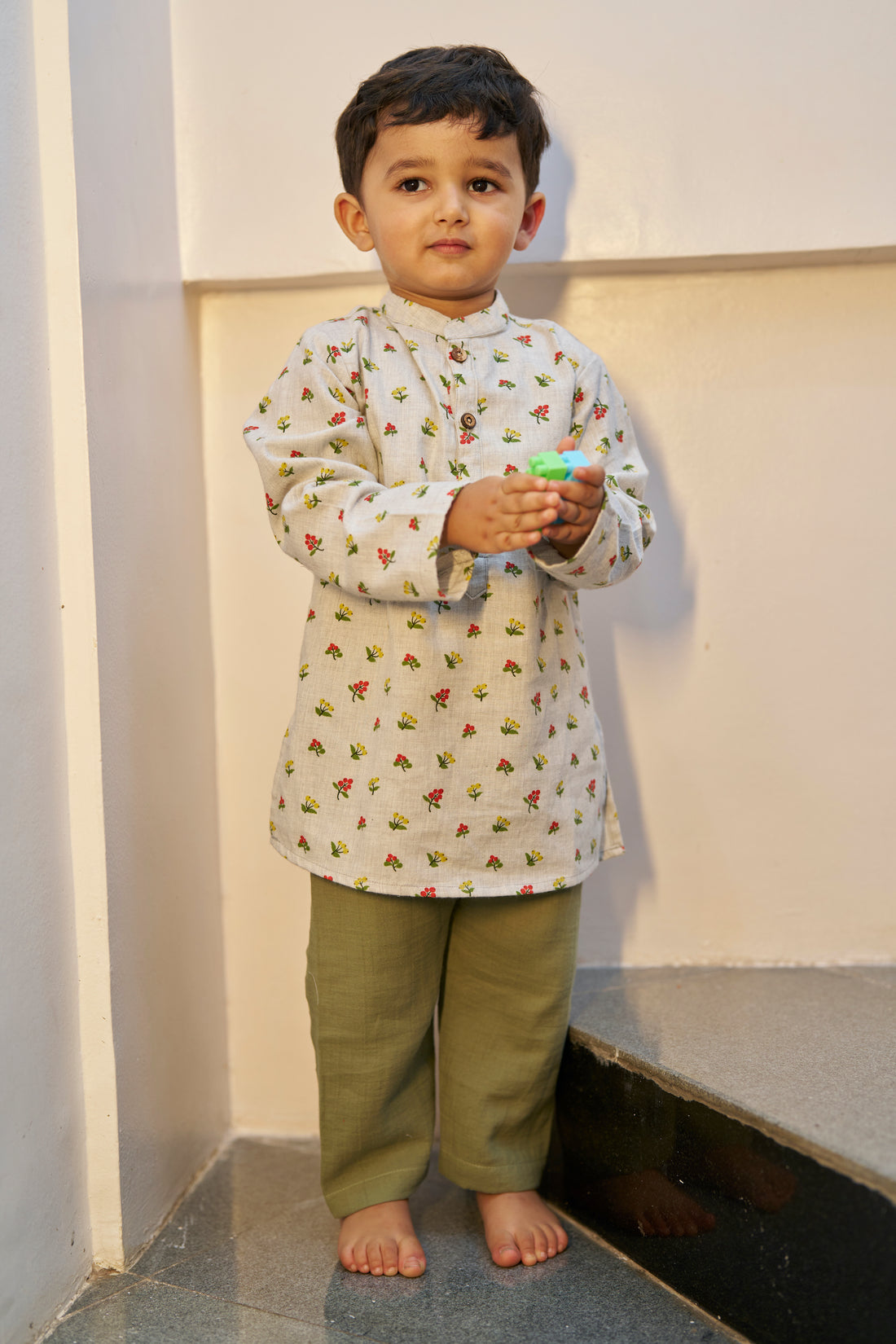 Ivory kurta set
