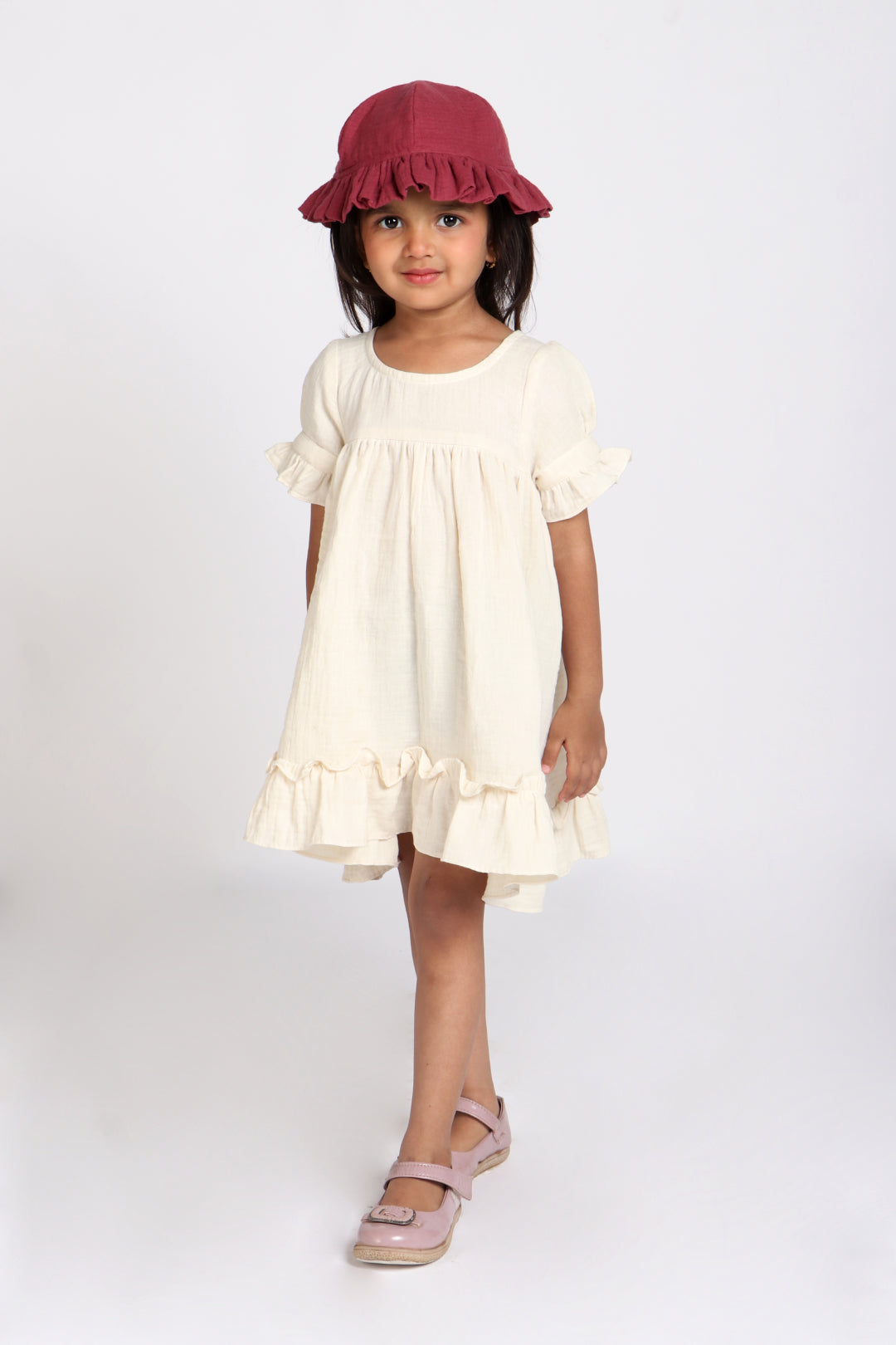 Sunny Bloom Ruffle Frock